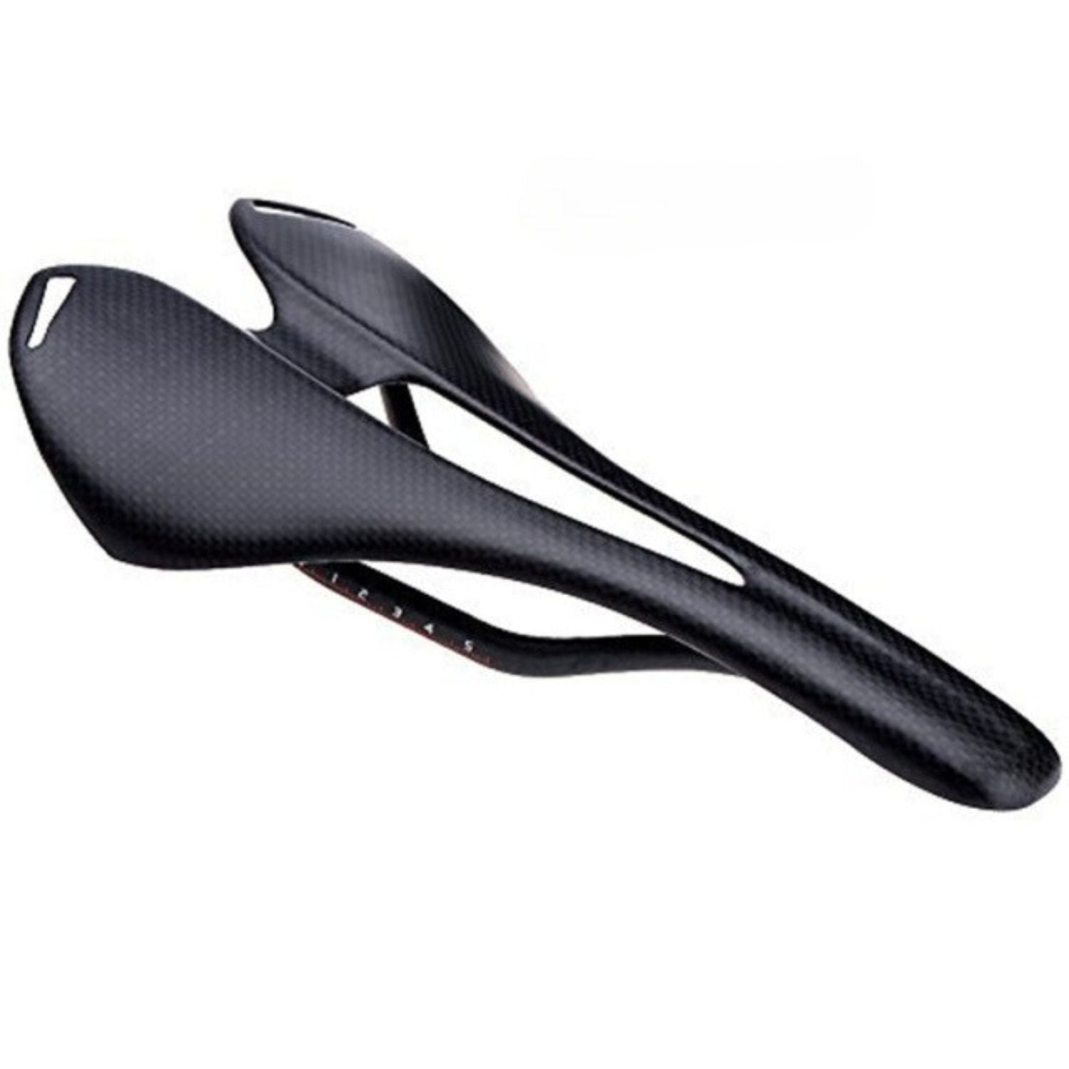 West Biking Supper Light 3K Carbon Fiber Road Bike Saddle