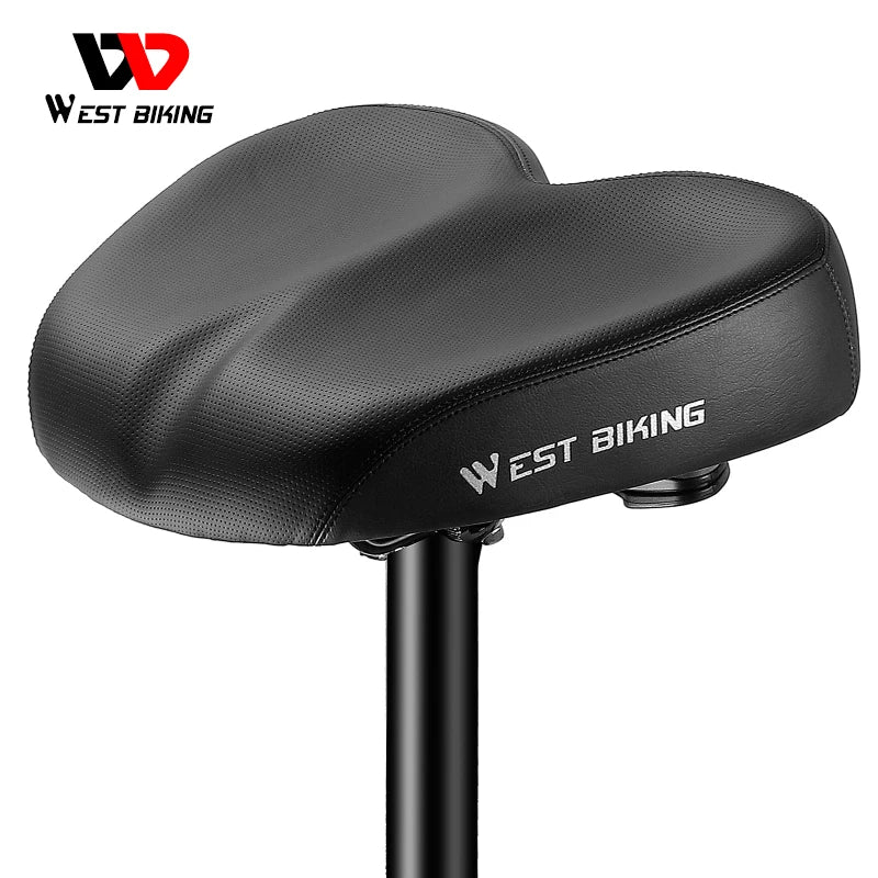 WEST BIKING Wide Bicycle Saddle No Nose WestBiking Shop