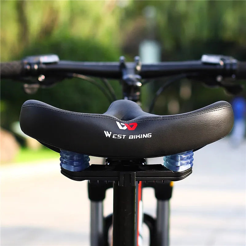 WEST BIKING Wide Bicycle Saddle Unisex WestBiking Shop