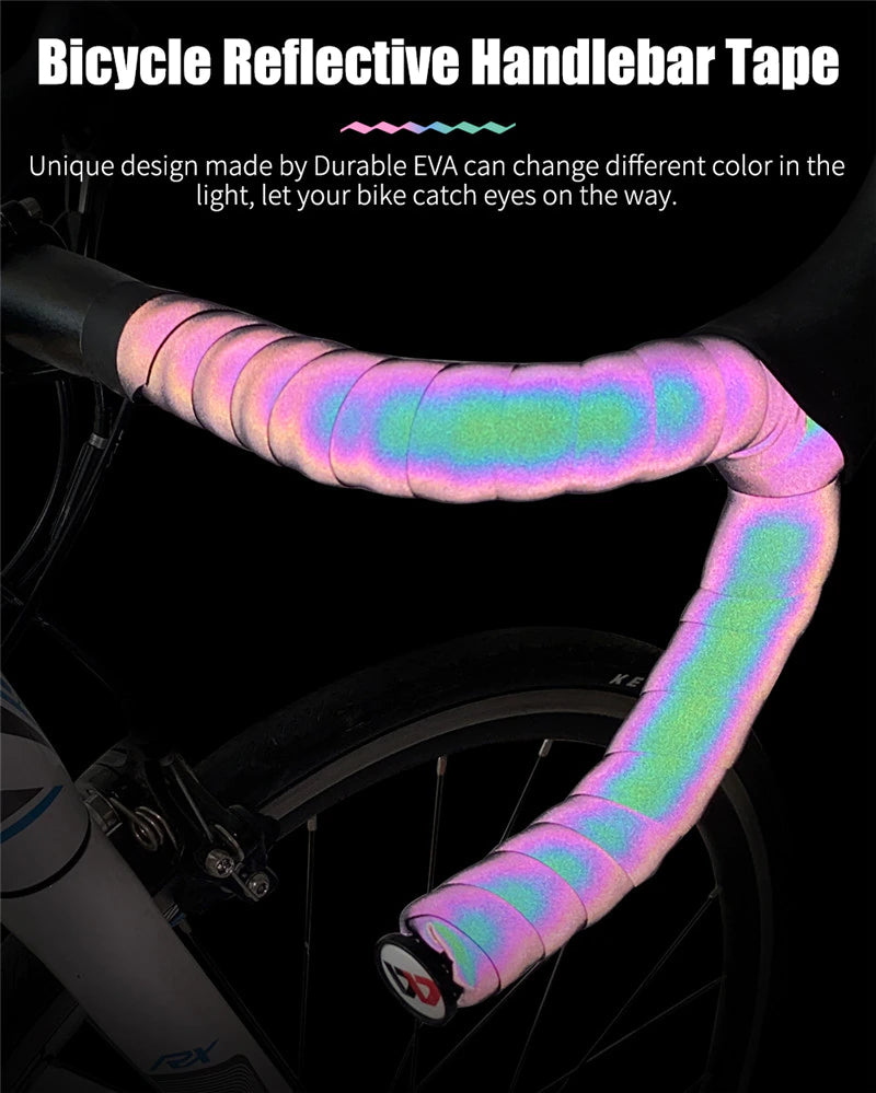 WEST BIKING Reflective Bicycle Handlebar Tape