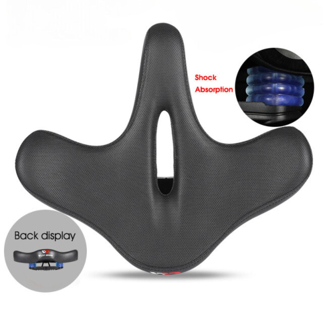 womens wide bicycle seat West BIKING Wide Bicycle Saddle Unisex Black