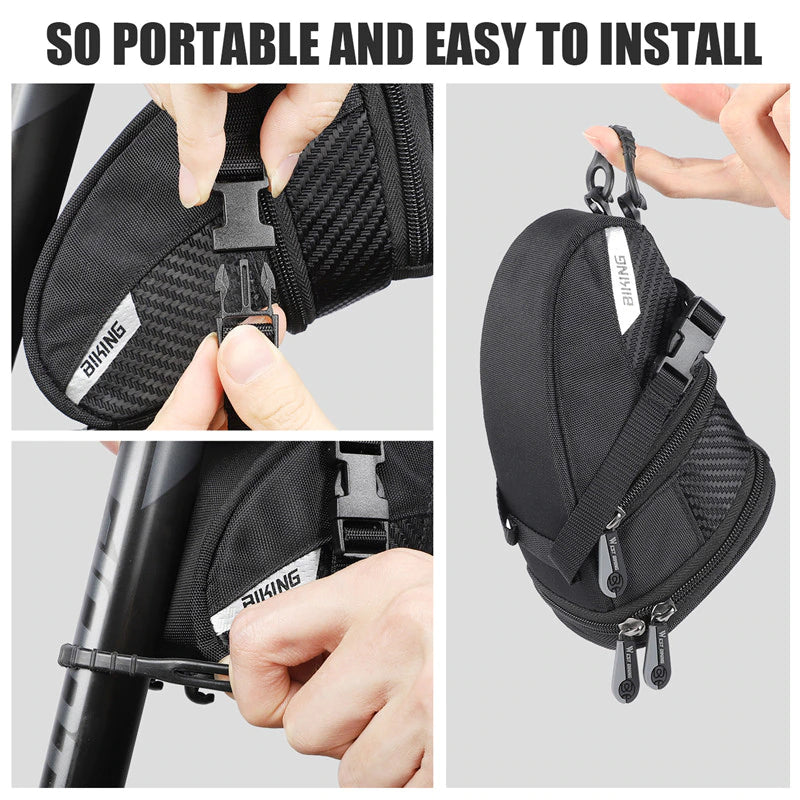 biking bags rain proof West BIKING Bicycle Saddle Bag Rainproof