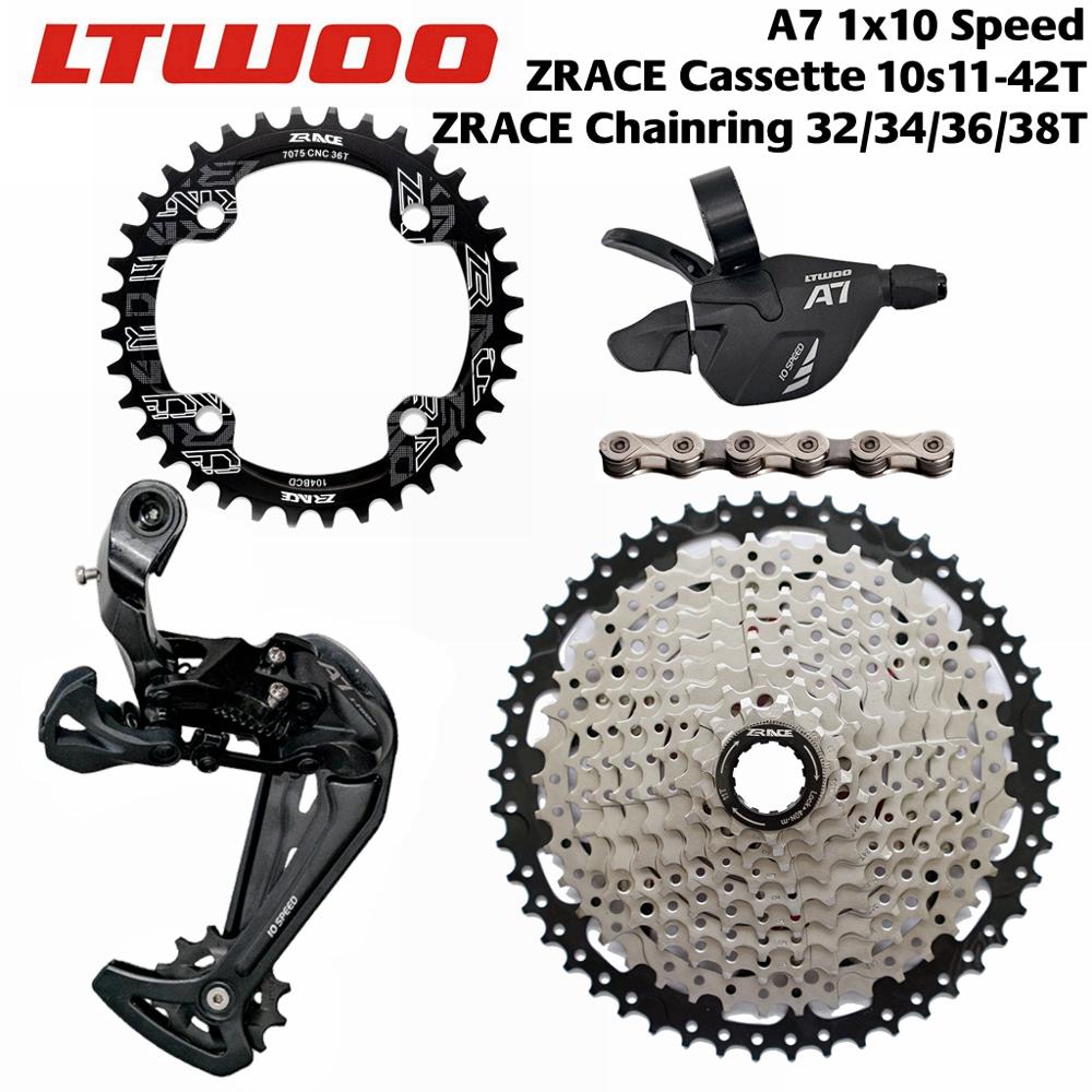 1x10 Speed Shifter + Rear Derailleur + ZRACE Cassette /Chainring +Chain Group Bicycle Accessories