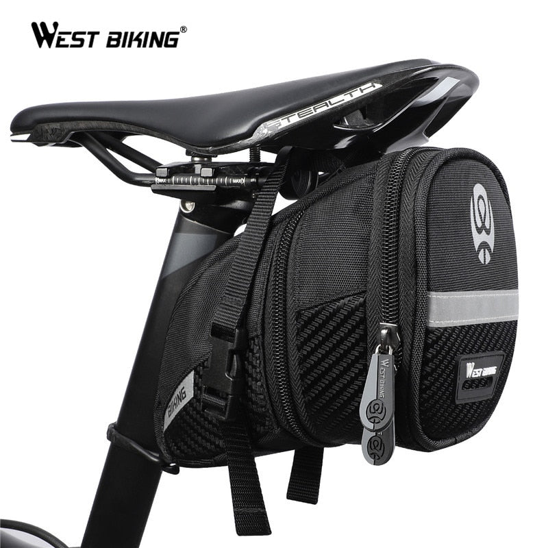 biking bags rain proof West BIKING Bicycle Saddle Bag Rainproof