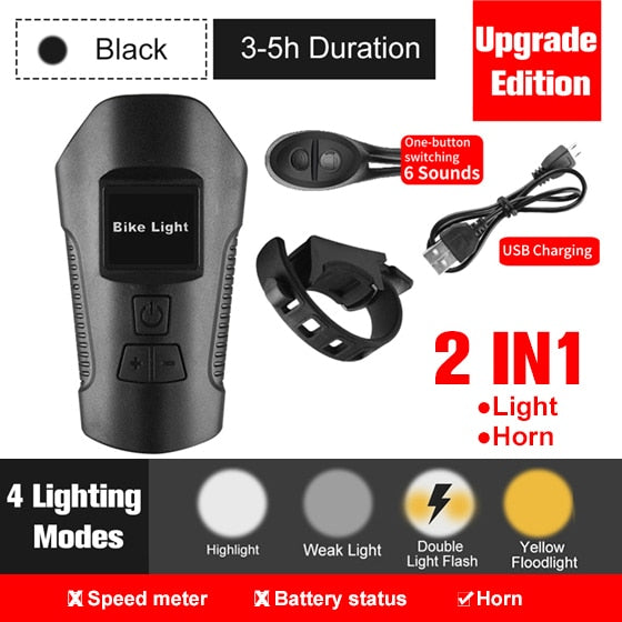 West biking™ Waterproof Bicycle Light USB Rechargeable