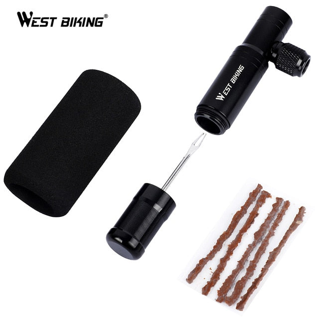 WEST BIKING™ 2 in 1 CO2 Pump & Tubeless Tire Repair Tool