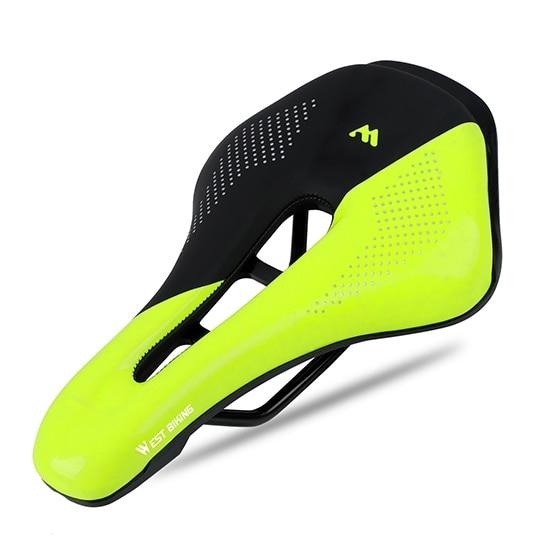 yellow and black Ultimate Comfy Bike Saddle 