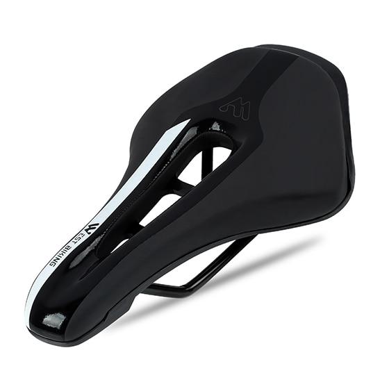 black & white Ultimate Comfy Bike Saddle 