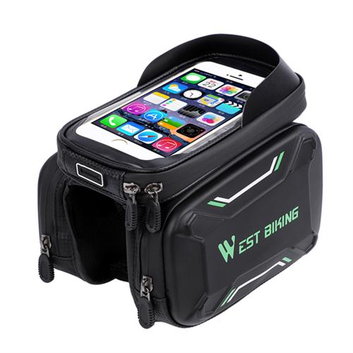 West BIKING waterproof bicycle bike mount bag with touch screen view West BIKING waterproof bicycle bike mount bag with touch screen view