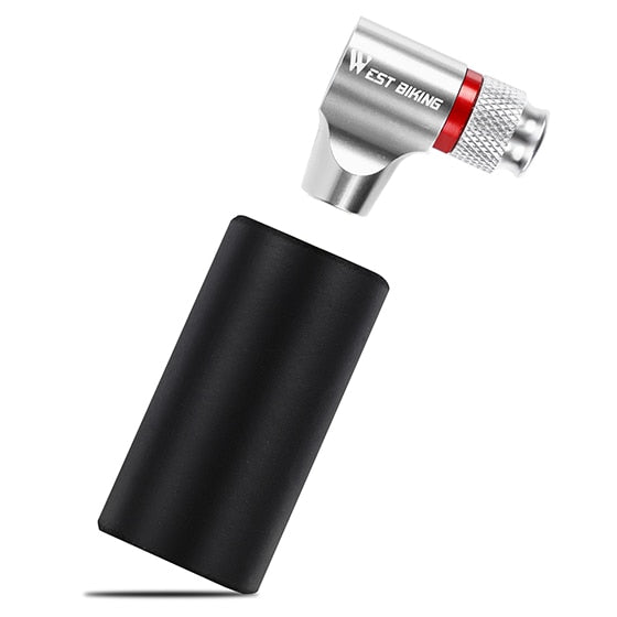 WEST BIKING Mini Bicycle Pump Ball Fast CO2 Inflator Bike Pump Ball