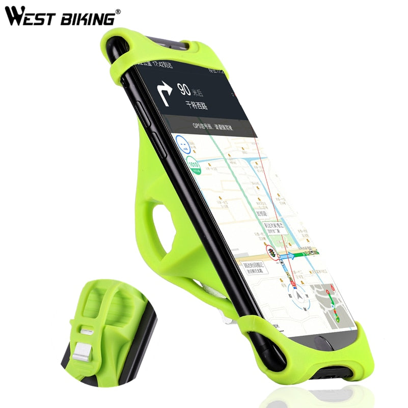 Multifunctional Silicone Bicycle Phone Holder