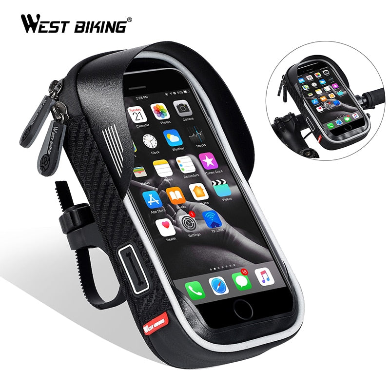 WEST BIKING™ Waterproof Bicycle Mobile Bag