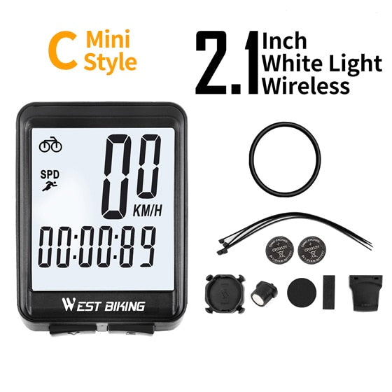  2.8" Large Screen Bicycle Speedometer