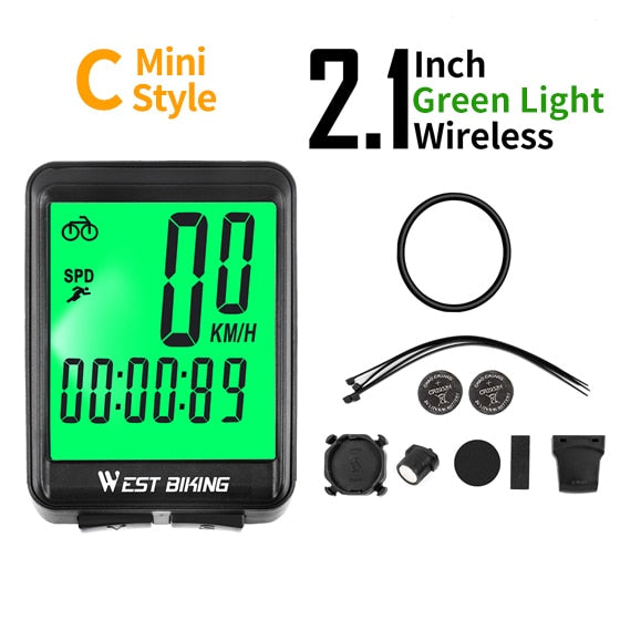 west biking fahrradcomputer solar WEST BIKING™ 2.8" Large Screen Bicycle Speedometer – WestBiking Shop