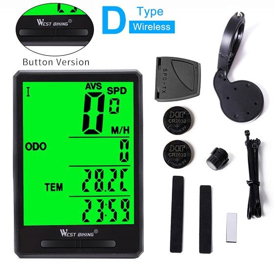  2.8" Large Screen Bicycle Speedometer