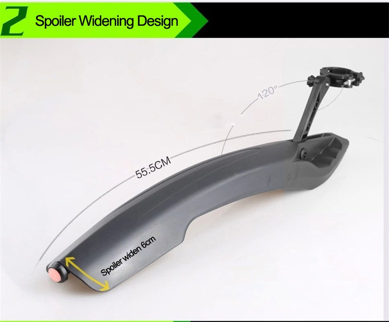 WEST BIKING Bicycle Fender with LED Light