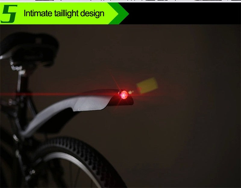 WEST BIKING Bicycle Fender with LED Light