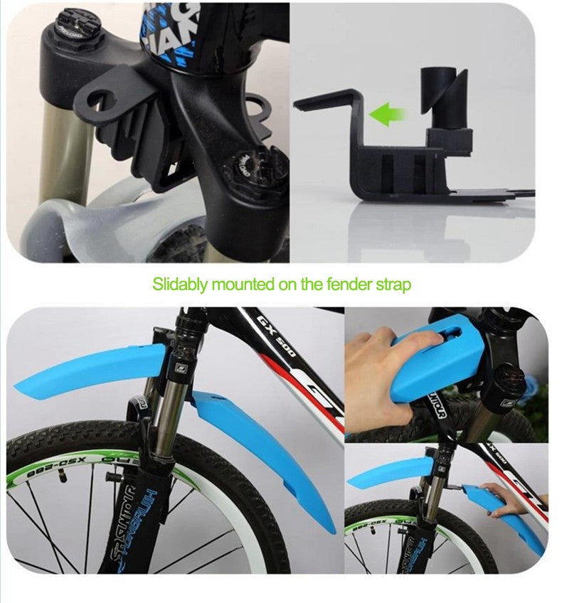 WEST BIKING Bicycle Fender with LED Light