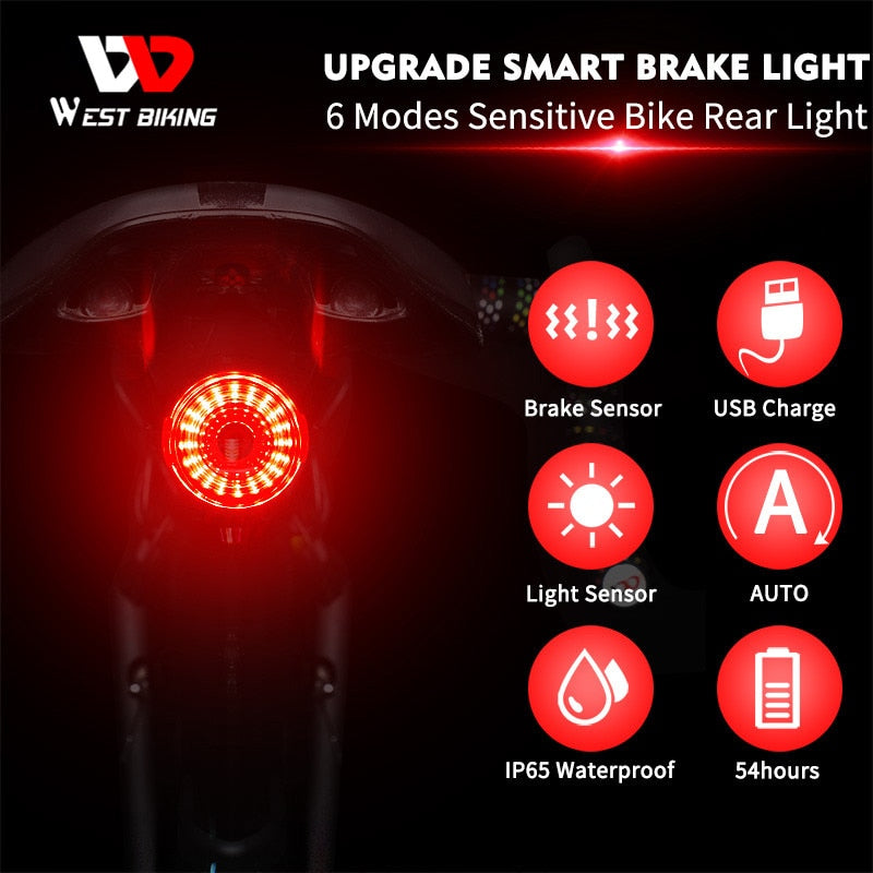 West Biking™ Smart Bike Rear light