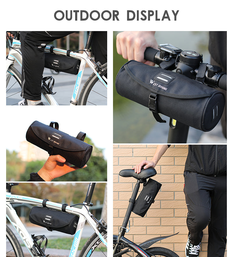 Multifunctional Bike Bag Scooter Electric Folding Bicycle Handlebar Bag