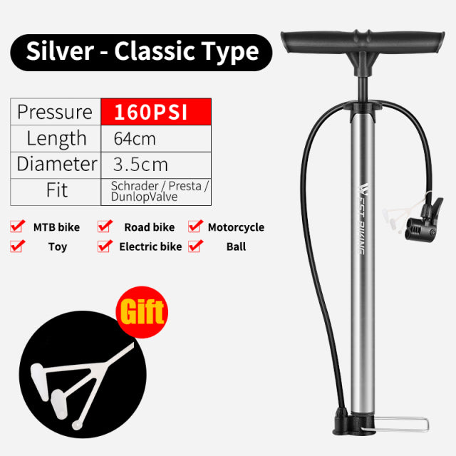 WEST BIKING Bike Floor Pump