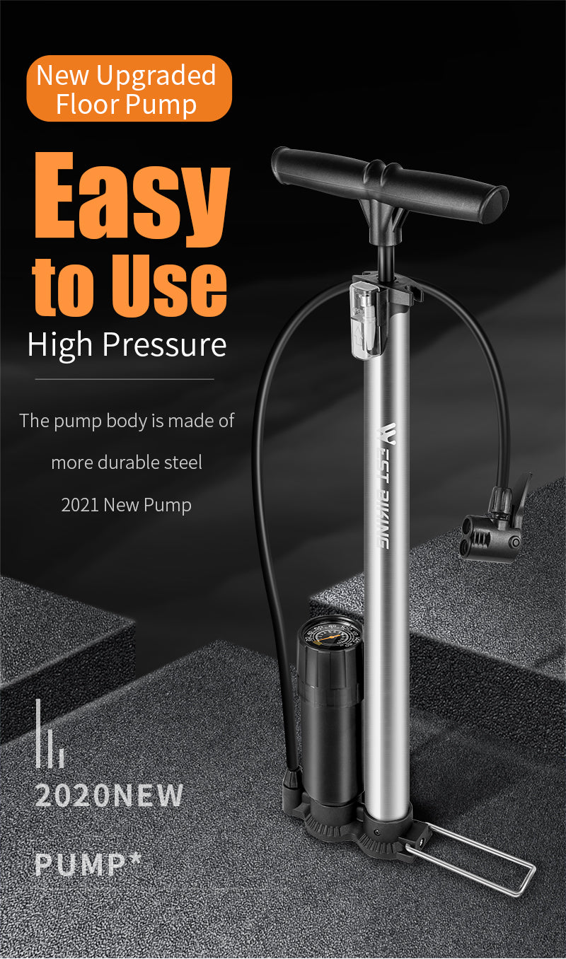 WEST BIKING Bike Floor Pump