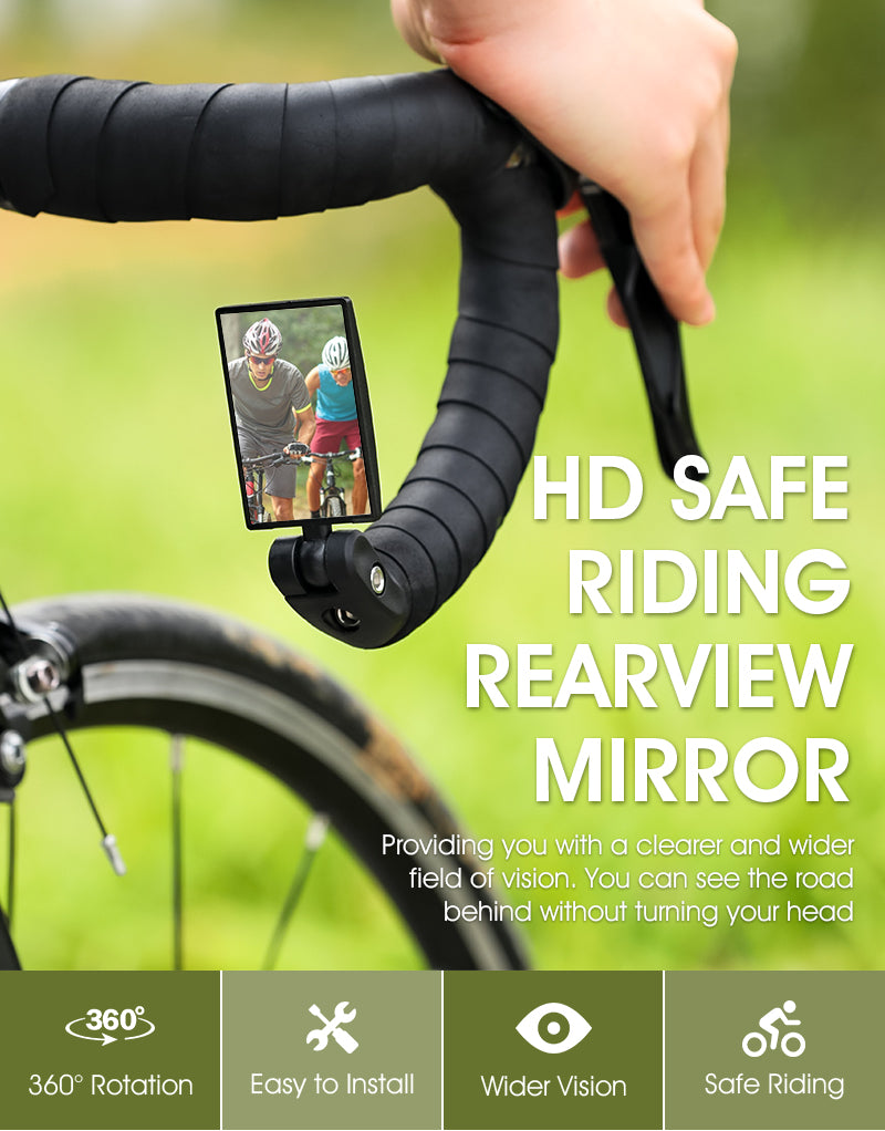 WEST BIKING Bike Rearview Mirror Wide Angle