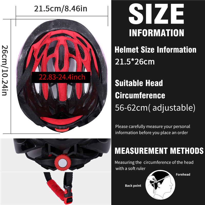 West BIKING Ultralight Bike Helmet Adjustable Black-Gold