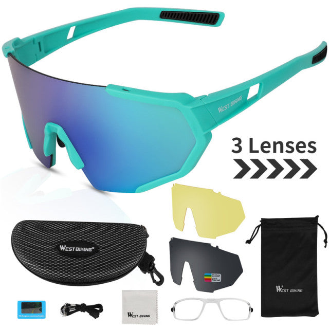  Pro 3 Lens Polarized Cycling Glasses