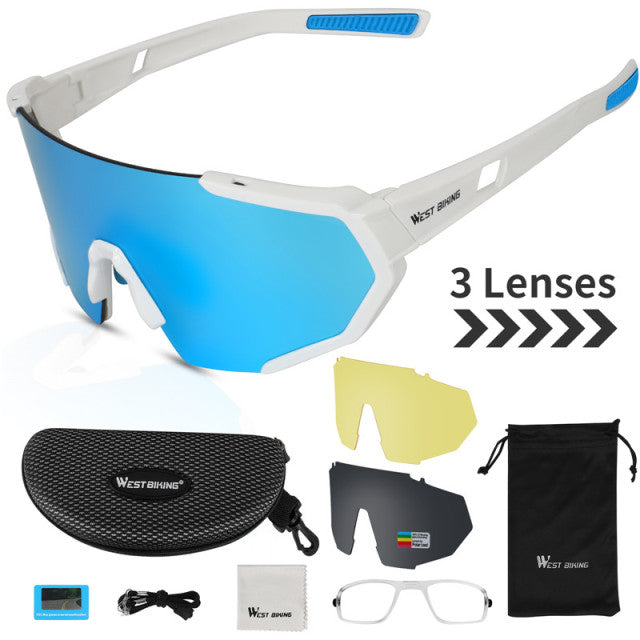  Pro 3 Lens Polarized Cycling Glasses