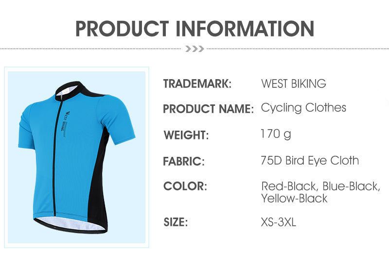 Summer Cycling Jersey Breathable Racing Sport Jersey