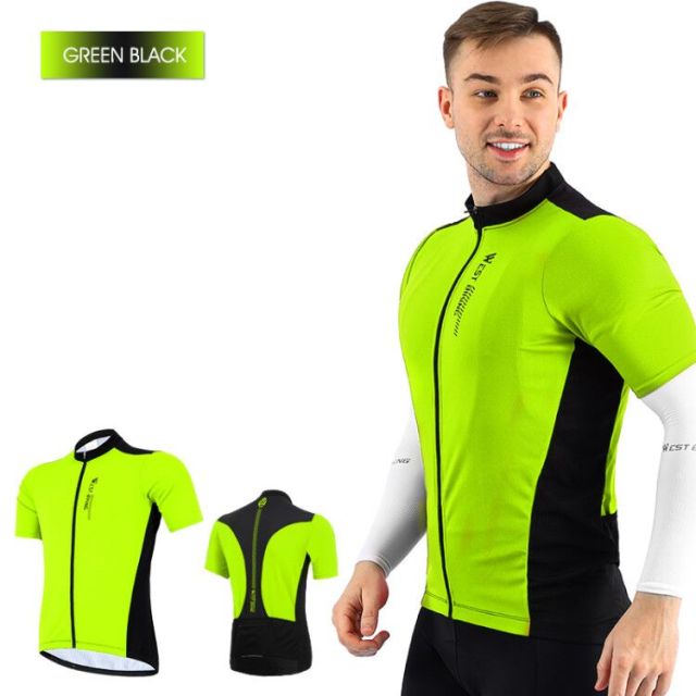 WEST BIKING Summer Cycling Jersey Breathable Racing Sport Jersey