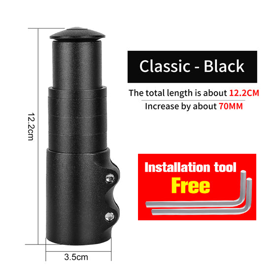 WEST BIKING Bicycle Stem Increased Control Tube