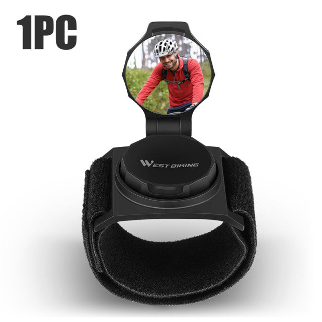 WEST BIKING Bike Mirror Wrist Wear Armband Rear View Mirror