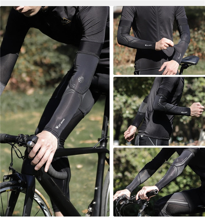 WEST BIKING UV Protection Cycling Running Arm Sleeves