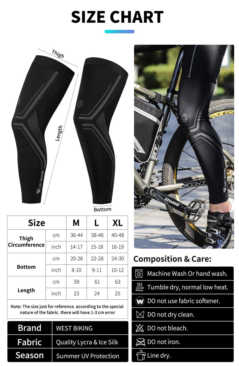 WEST BIKING UV Protection Cycling Running Arm Sleeves