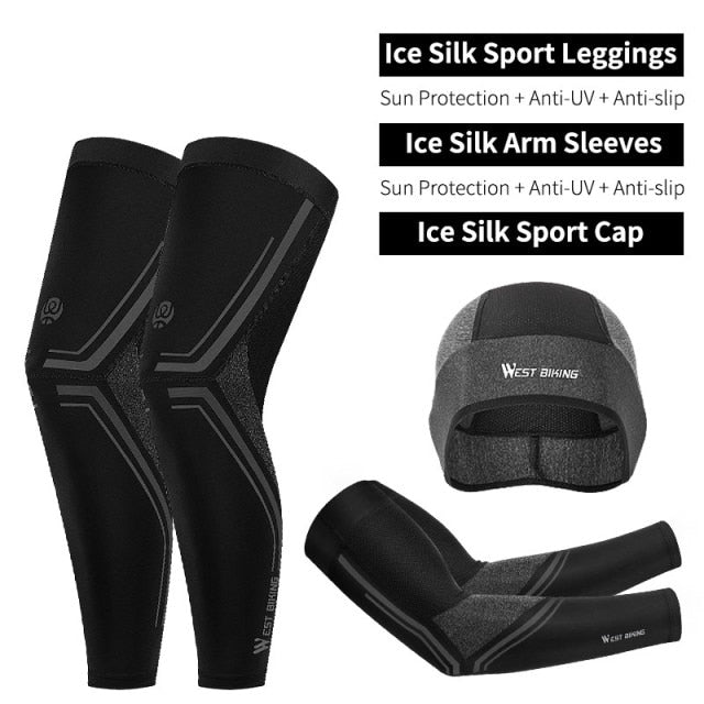 WEST BIKING UV Protection Cycling Running Arm Sleeves