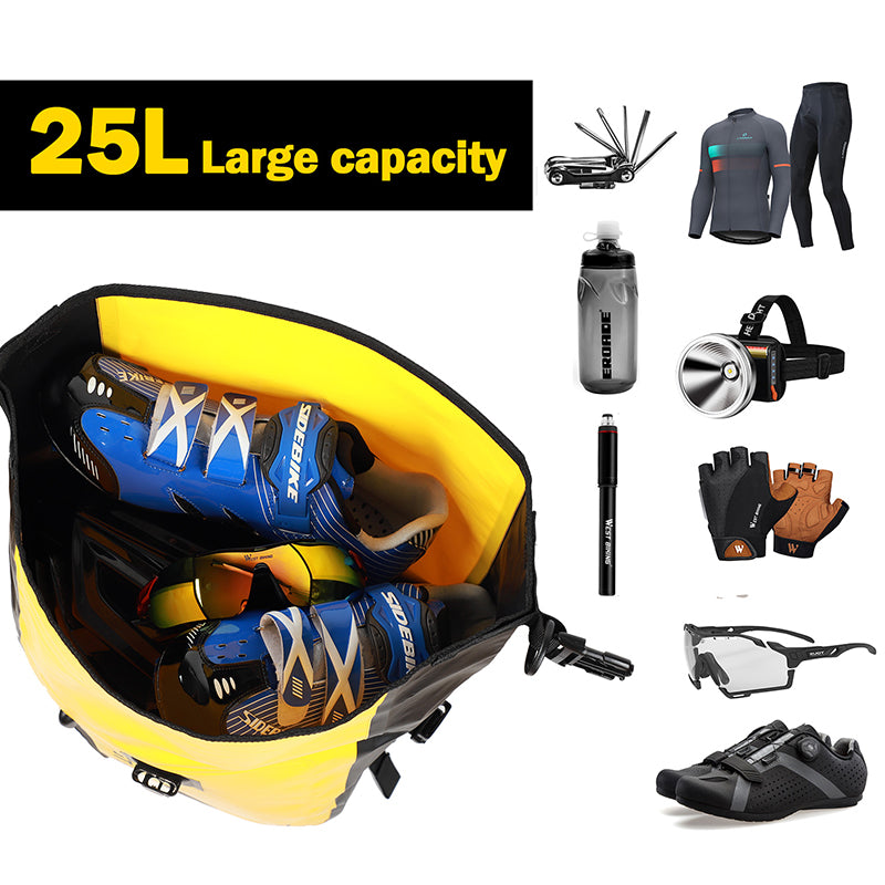 WEST BIKING Multifunctional Bike Bag Rear Seat Trunk Bag