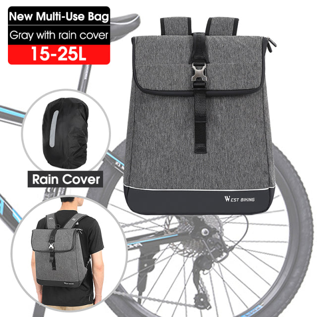bike rain bag Waterproof Saddle 3L Large Capacity Bikepacking Bag-ROCKBROS You can even personalize it with your name and flag WEST BIKING Multifunctional Bike Bag