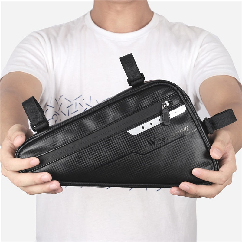 biking bags rain proof Rainproof Bike Large Saddle Bag can be a bag that was large enough to hold your belongings and was easy to access West BIKING Rainproof Triangle Bike