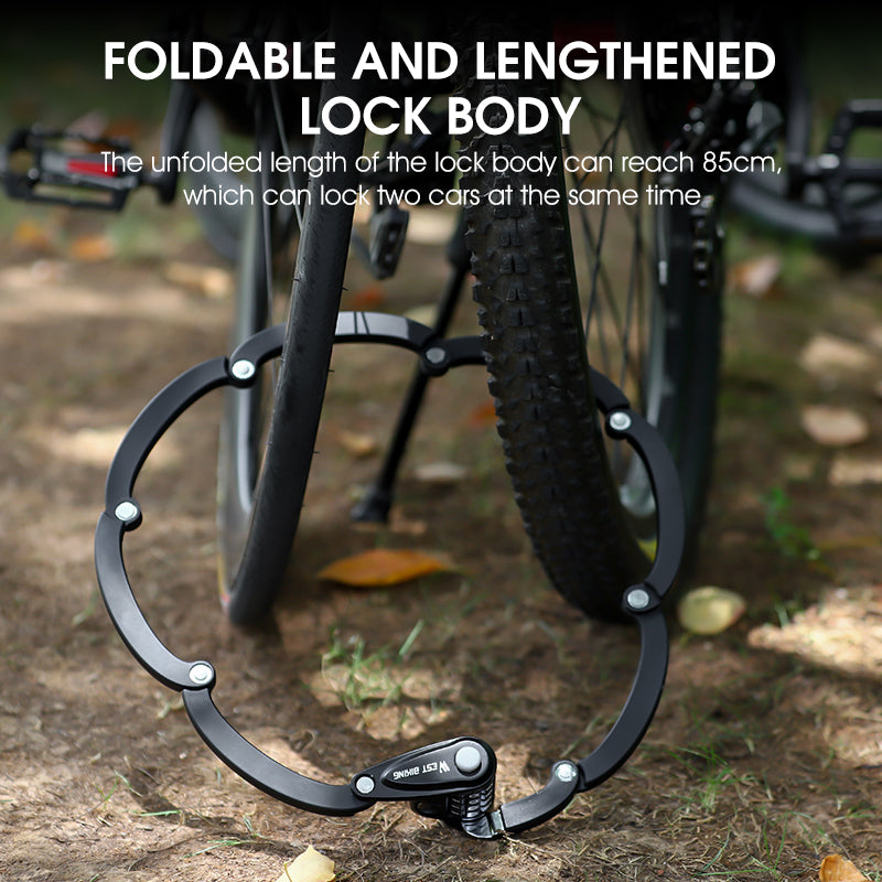 WEST BIKING Foldable Bicycle Lock