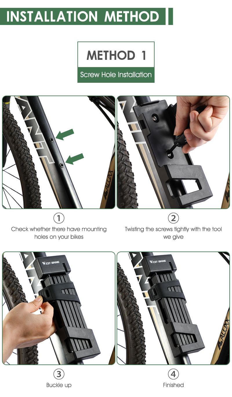Foldable Bicycle Lock