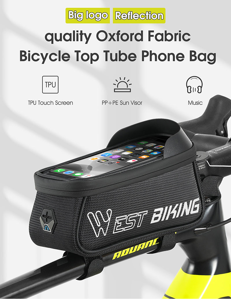 WEST BIKING Bicycle Bag Sensitive Touch Screen Bike Phone Bag