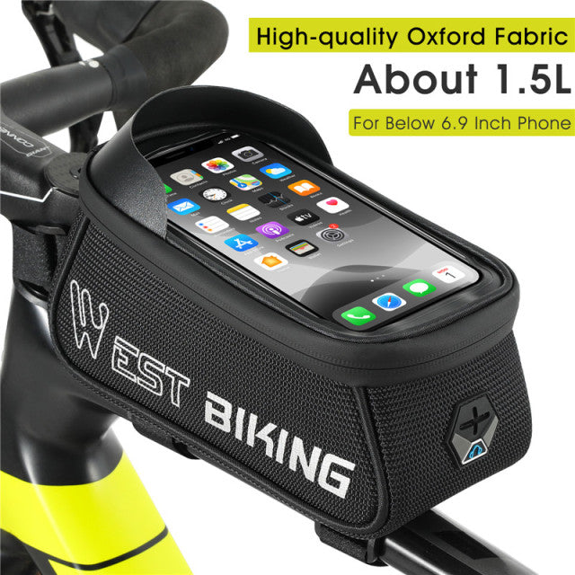 WEST BIKING Bicycle Bag Sensitive Touch Screen Bike Phone Bag