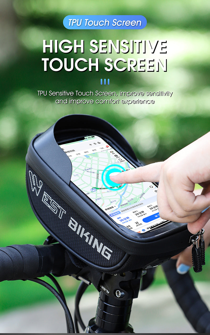 WEST BIKING Bicycle Bag Sensitive Touch Screen Bike Phone Bag