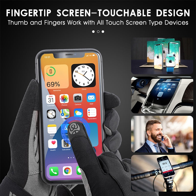 WEST BIKING Touch Screen Bike Cycling Gloves