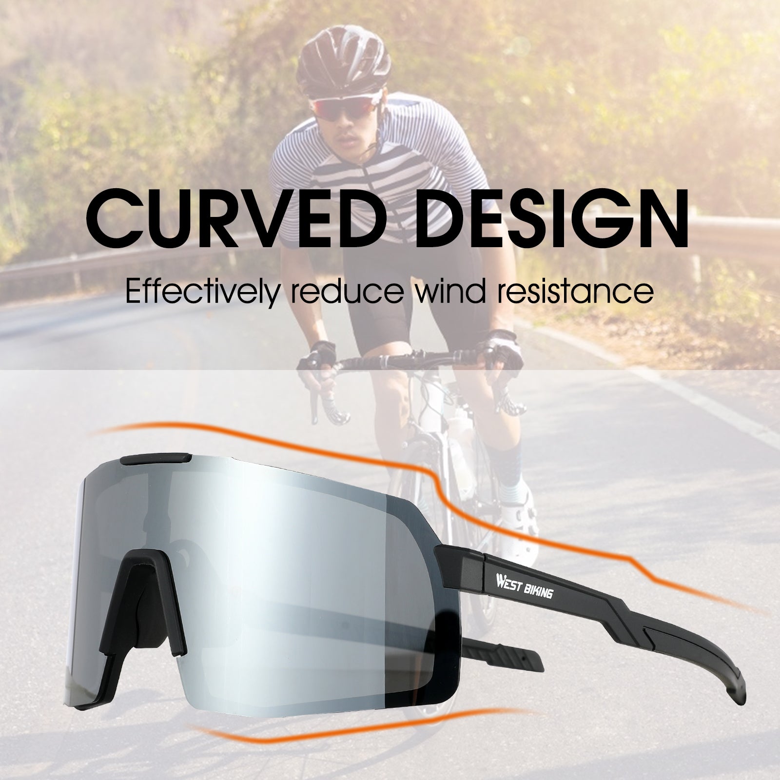 Sport Cycling Polarized Glasses Riding Goggles