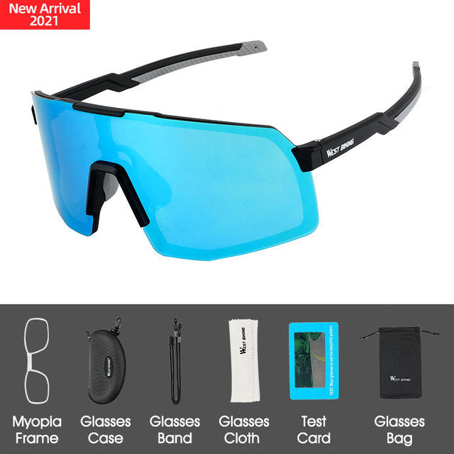 WEST BIKING Sport Cycling Polarized Glasses Riding Goggles