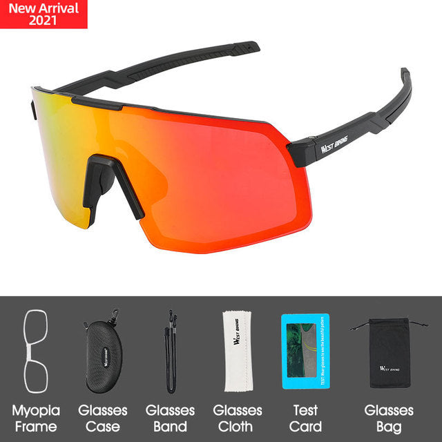 cycling goggles WEST BIKING Sport Cycling Polarized Glasses Riding Goggles – WestBiking Shop