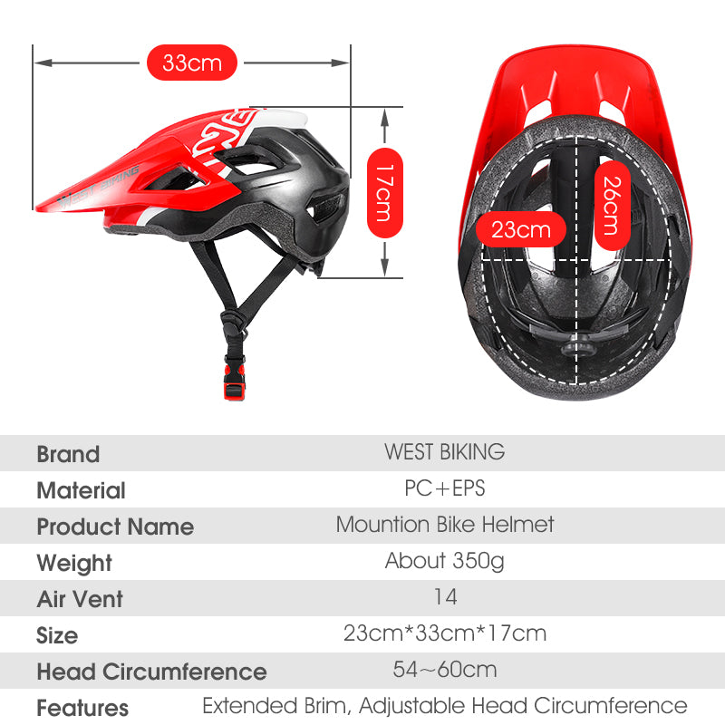 West BIKING Bicycle Helmet Men Women West BIKING Bicycle Helmet Men Women
